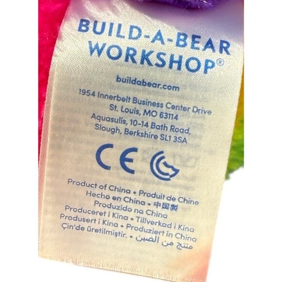 BABW Let's Hang Rainbow Tie Die Sloth Plush Stuffed Security Support Pet Toy - Picture 11 of 16